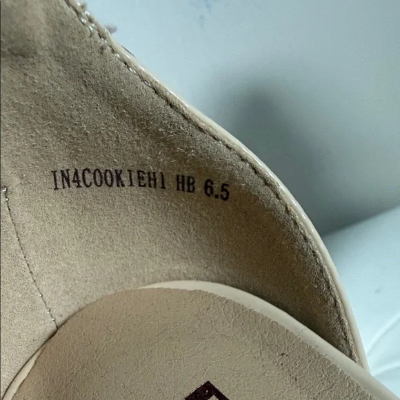 Chic Nude Ankle Strap Heels - Picture 6 of 8